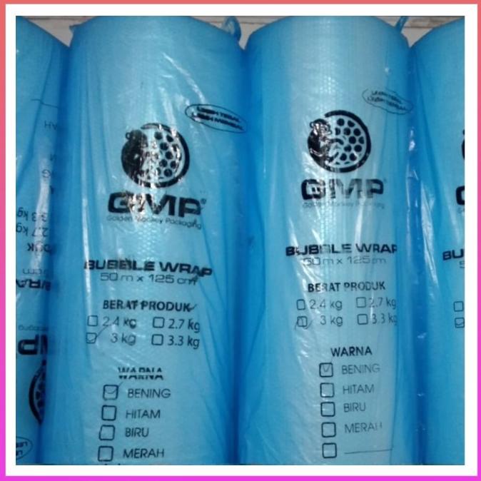 

A1 BARU BUBBLE WRAP 50 METER X 1.25 GMP BUBBLE NETTO 3KG AD3 DHF5143VFF