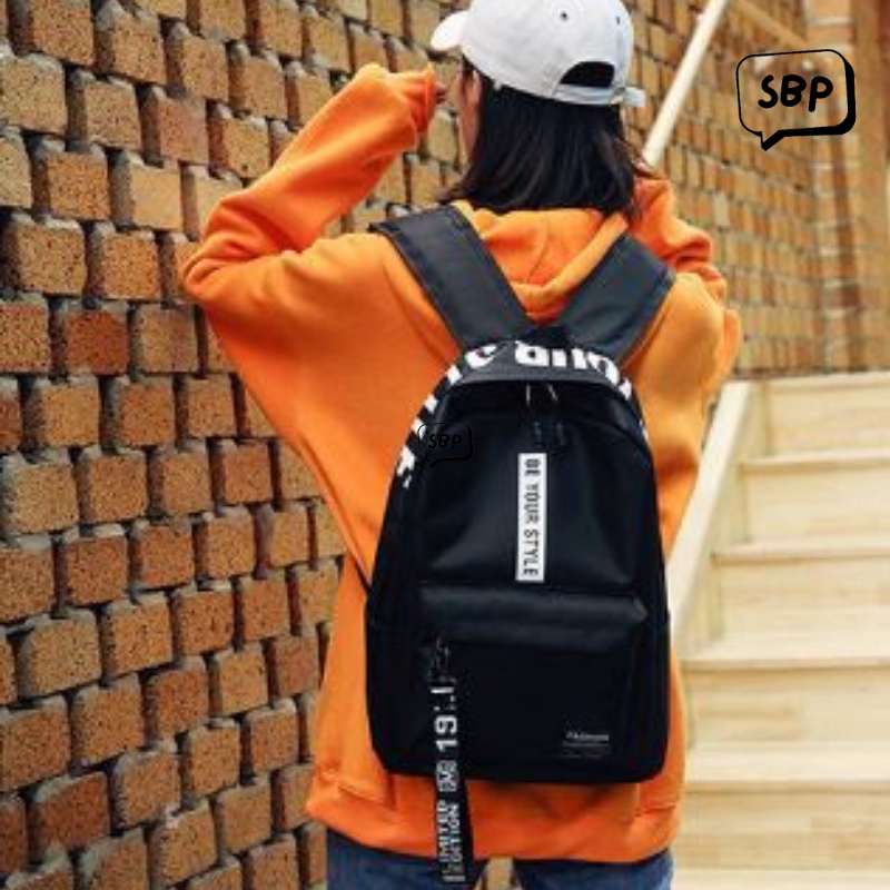 COD TAS BE YOUR STYLE BYS - Tas Ransel Backpack Korea Ransel Sekolah SWAG SBP