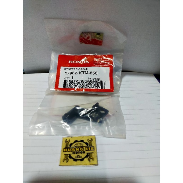 stopper cable dudukan cuk supra x 125/ karisma asli 17962ktm850