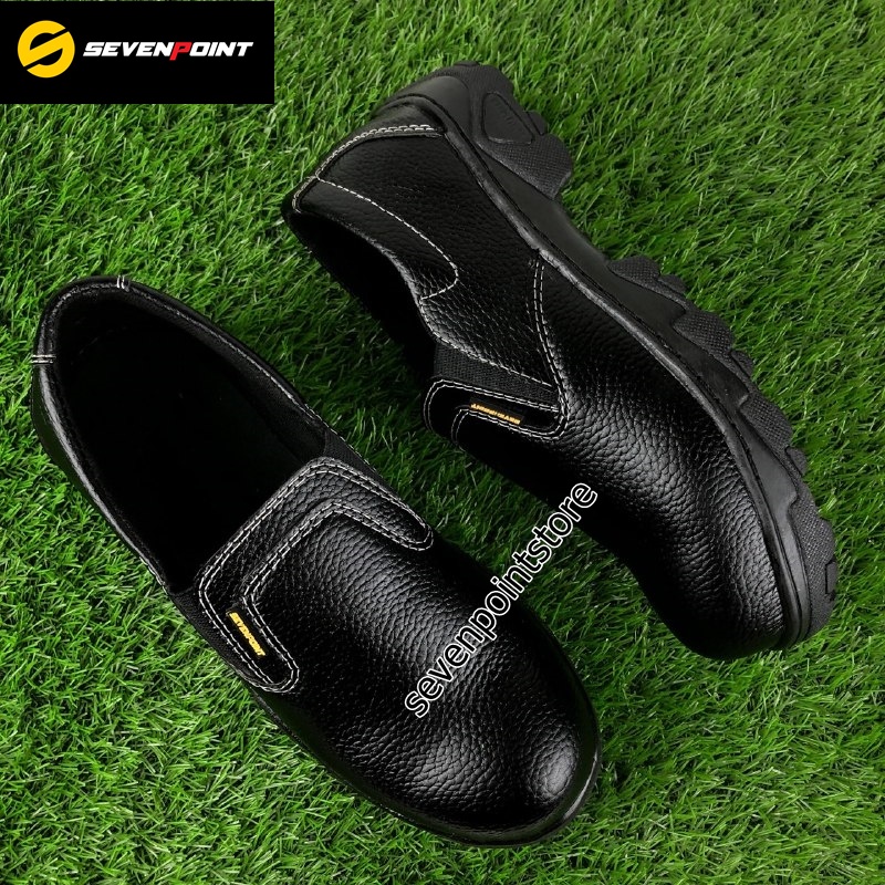 Sepatu Safety Pria Original Slip On Septi Shoes Sefty Kerja Lapangan Safty Ujung Besi Spatu Kerja 04