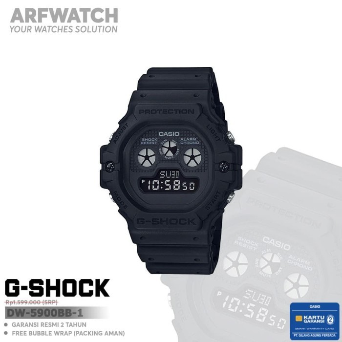 Casio G-Shock DW-5900BB-1 / DW-5900BB-1DR Original