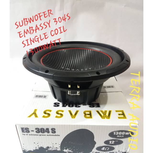 SUBWOFER EMBASSY 304S 1300WATT