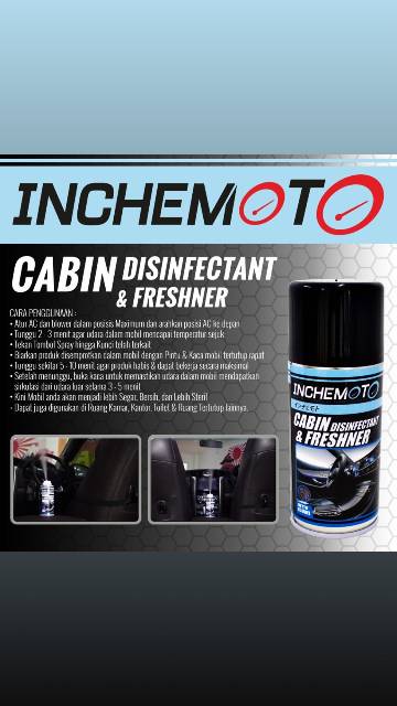 Inchemoto Car Air Disinfektant Spray