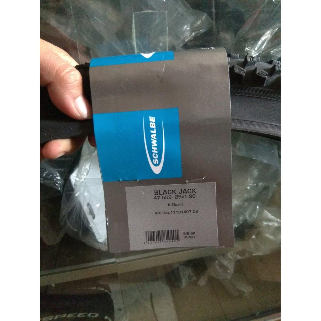 FADA -  BAN LUAR SCHWALBE BLACK JACK 26 x 1.90 BARU