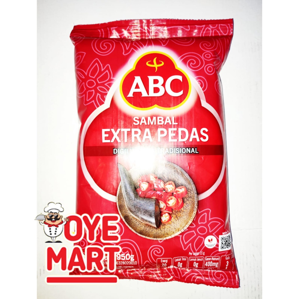 ABC SAMBAL EXTRA PEDAS 950GR BANTAL