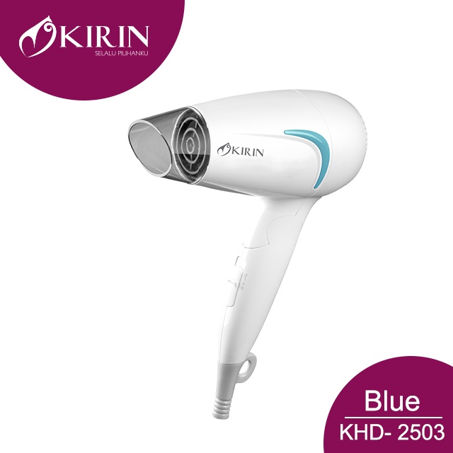 KIRIN Hair Dryer Portable KHD 2503 / Pengering Rambut Portable - Garansi 1 Tahun