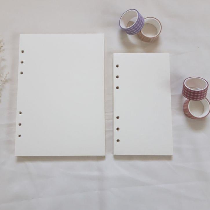 

DL6 REFIL ISI ULANG BINDER A5 A6 | 6 RING HOLES LUBANG | BOOKPAPER 90GSM | HVS 100GSM | 50 LEMBAR✵ (Super Promo)Stok banyak ➔