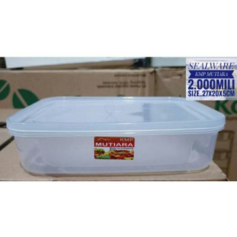 COD Kotak Brownies Plastik / Sealware Kmp 2000ml