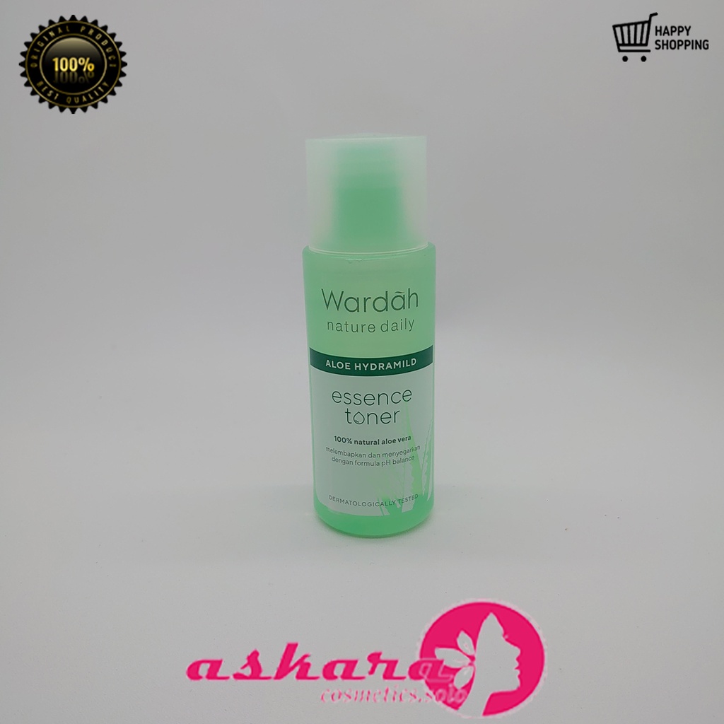 Wardah Nature Daily Essence Toner 100 ml / Wardah Nature Daily Aloe Hydramild Essence Toner / Wardah Nature Daily Series