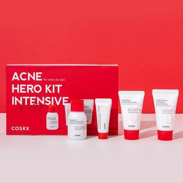 [BPOM] COSRX ACNE HERO KIT INTENSIVE 4-step