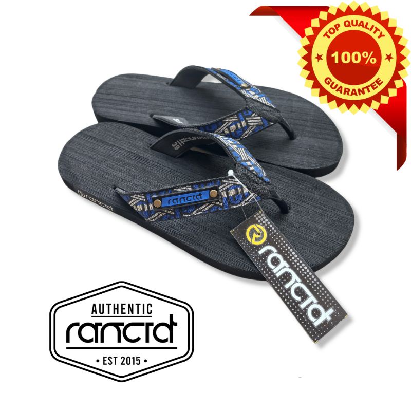 RANCID sandal flet japit tali webbing dewasa unisex 38-42