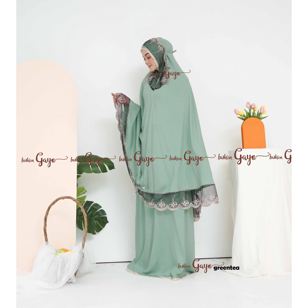 Mukena katun rayon polos Nahlaseries