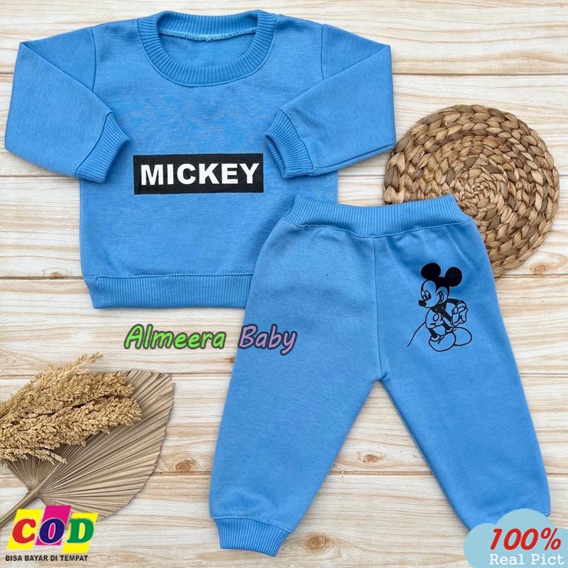 Setelan Jogger Bayi Setelan Sweater Bayi 3-12 Bulan Laki Laki Perempuan Rekomendasi Usia 3-12 Bulan