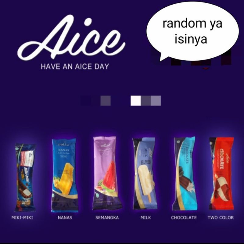 PAKET AICE/ES KRIM AICE 1 dus 30pcs mix rasa