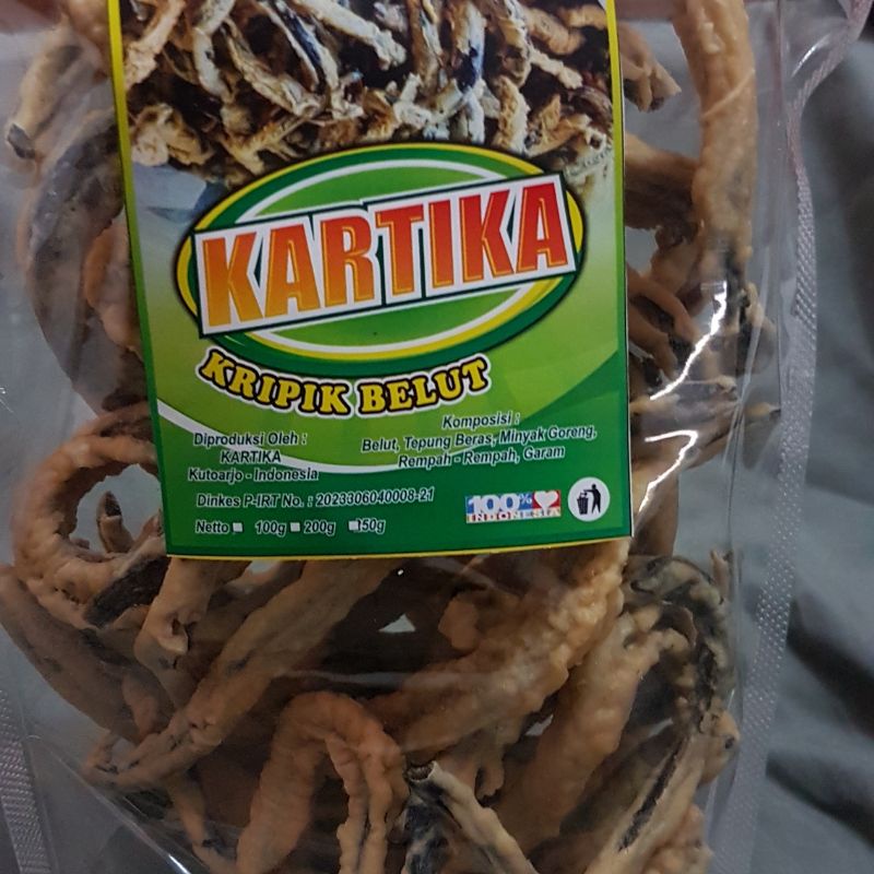 

KRIPIK BELUT 400 GRAM CEMILAN SNACK KERIPIK TRADISIONAL