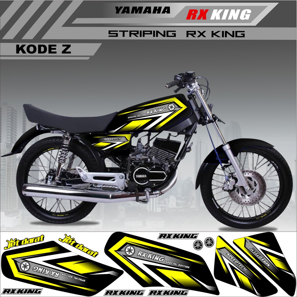 Sticker Striping Rx King Variasi Stiker Rx King Variasi Kode Z