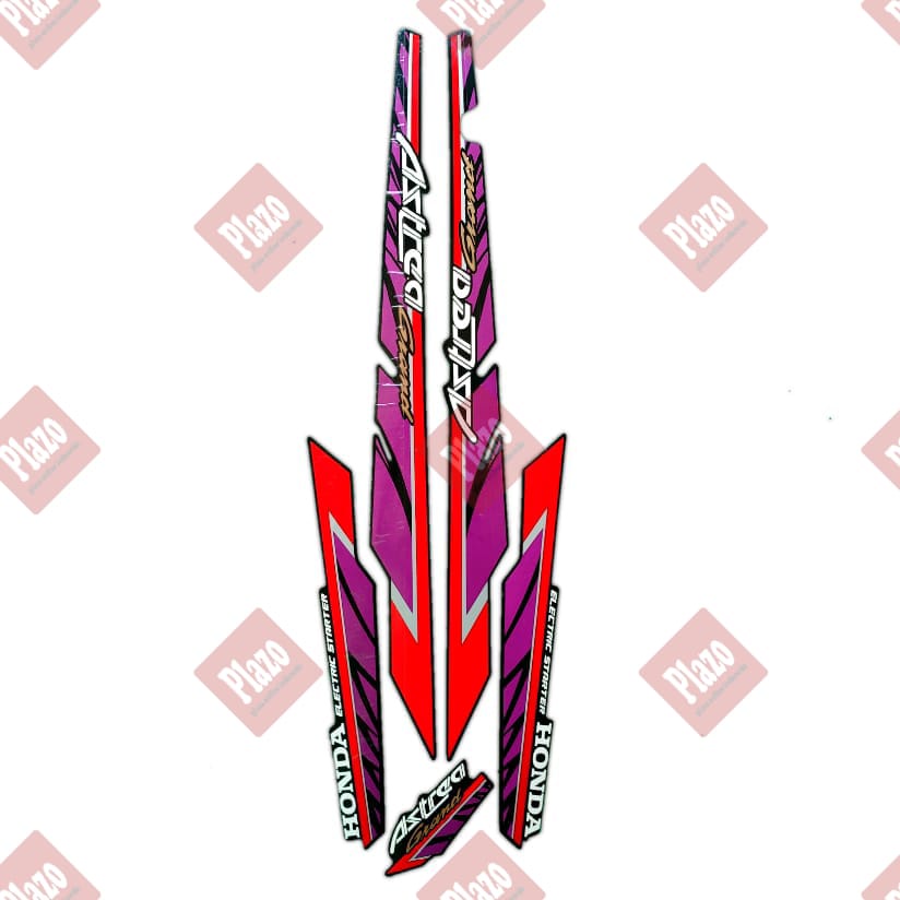 striping lis motor honda astrea grand 93 merah