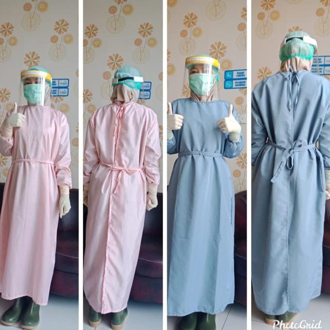 baju operasi ok/jubah/gaun apd