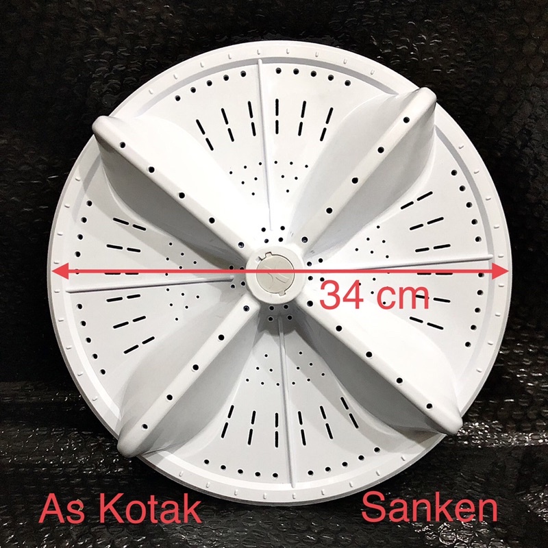 Pulsator Mesin Cuci 2 Tabung sanken x-tor dll diamter 34cm As Kotak