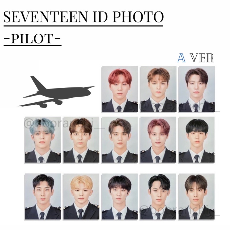 SEVENTEEN ID PHOTO SET [UNOFFICIAL] - Carat Membership Kit Pilot