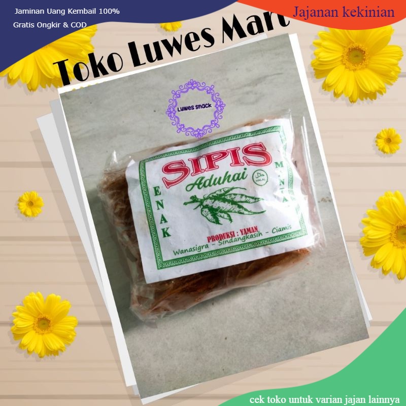 

kripik sipis pedas isi 10pcs-kripik kaca-kripca-kripik singkong pedas-jajanan viral