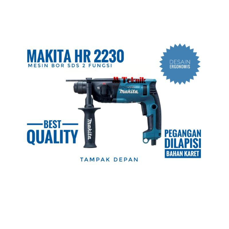 Mesin Bor Sds Plus Makita Hr 2230 Rotary Hammer Drill Bobok Hr2230 Shopee Indonesia