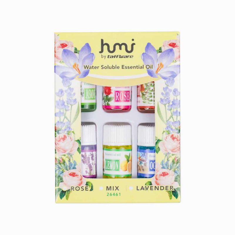 Taffware HUMI Essential Oils Minyak Aromatherapy 3ml 6 PCS - 26461