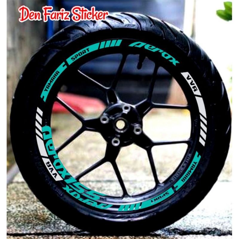 COD Stiker aerox155 Stiker motor Sticker velg Sticker velk yamah aerox List velk list velg Variasi m