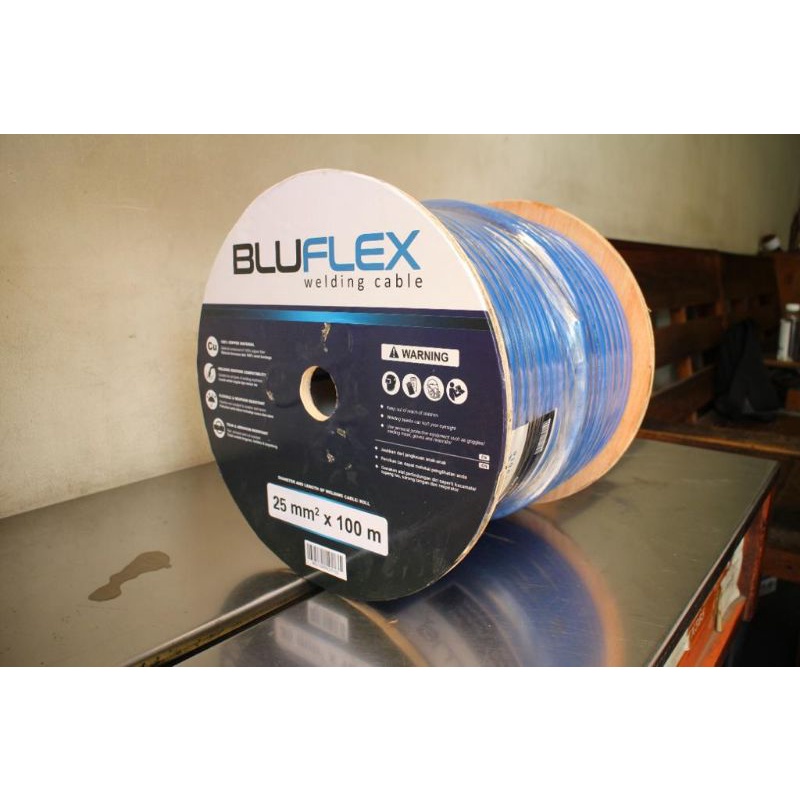 Kabel Las 35mm 100% Asli Full Tembaga - Welding Cable BLUFLEX