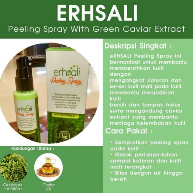 Peeling Spray(Perontok daki/sel kulit mati)