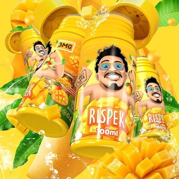 LIQUID 60ML RISPEK KUNING MANGO KIWI RASA MANGGA