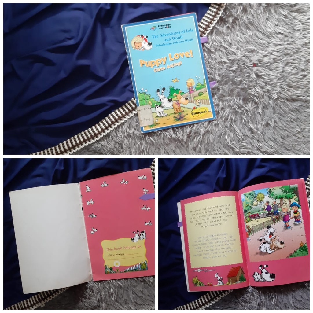 Puppy Love Cinta Anjing bilingual buku anak bekas second preloved
