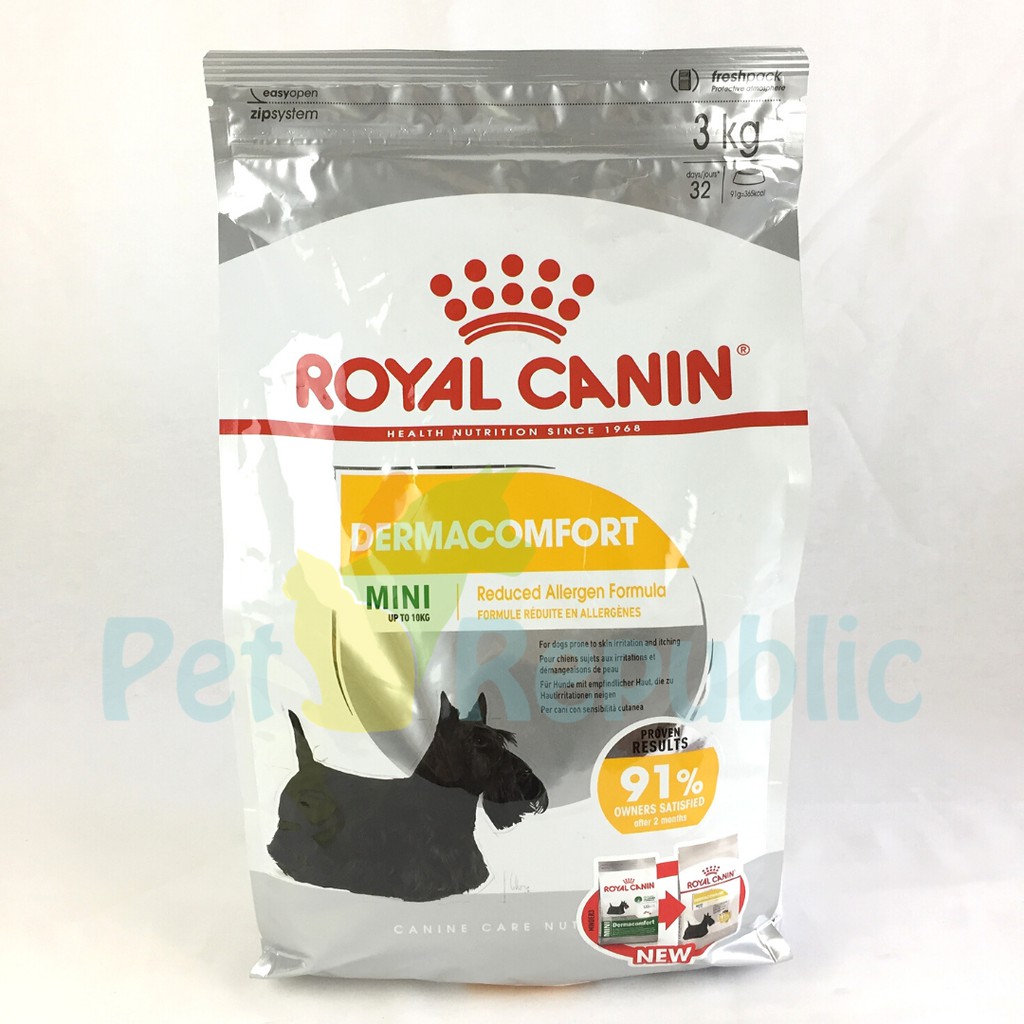 

Pet Republic ROYALCANIN Mini Dermacomfort for Sensitive Skin 3kg
