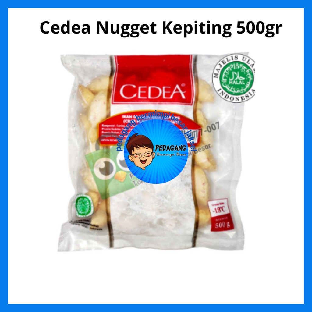 

(CLEARANCE) Cedea Nugget Kepiting 500gr | Ikan Olahan Rasa Kepiting