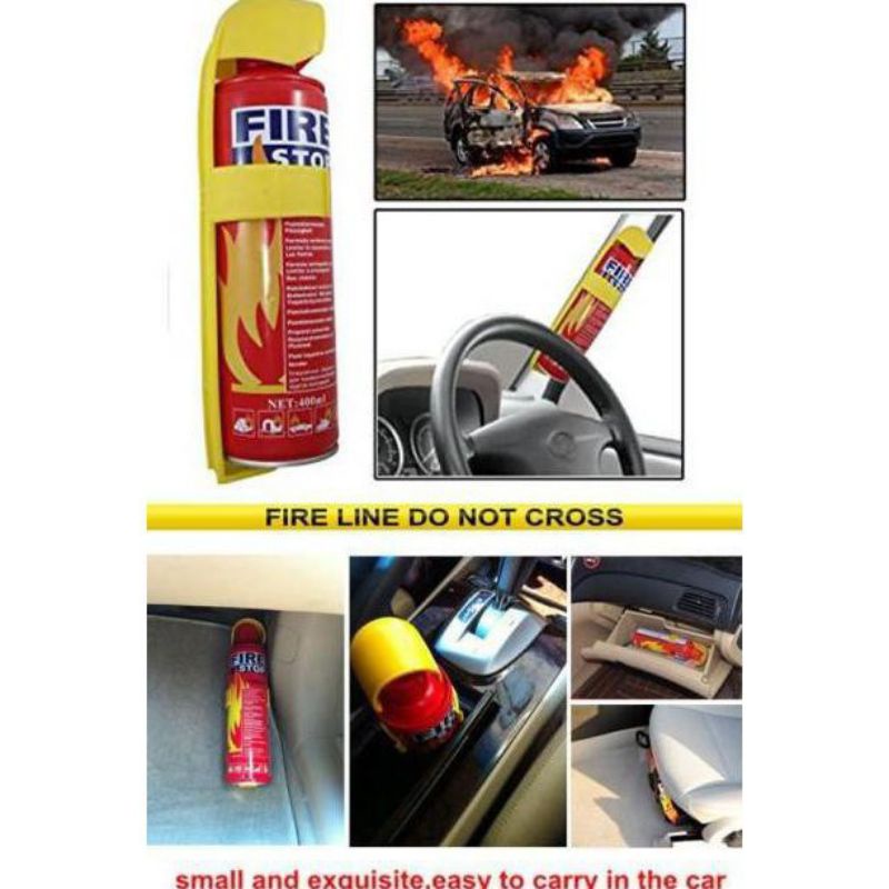 Alat Pemadam Api Kebakaran Mobil Rumah Emergency Fire Stop Firestop 500Ml Pemadam Darurat Portabel