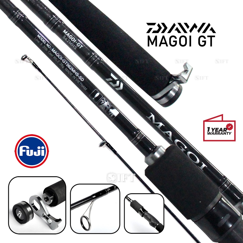 Joran Galatama DAIWA MAGOI GT | Fuji Guides + Braiding X blank | 165 180 [2022] Kolam Fuji Ikan Mas 