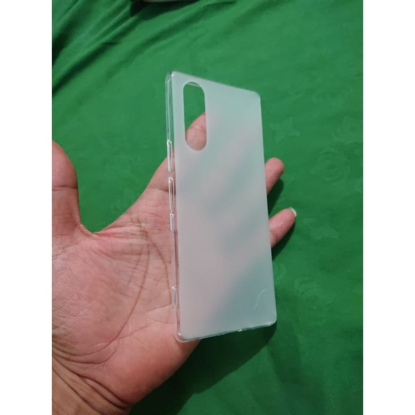 Softcase Sony Xperia 5 putih buram Au Global docomo softbank