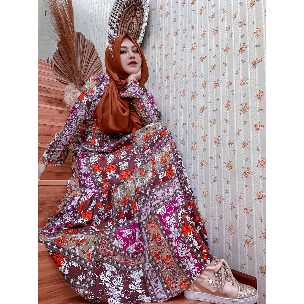 Gamis Senorita / Tiara Hijabers / gamis Modern / Busana Muslim Syar'i