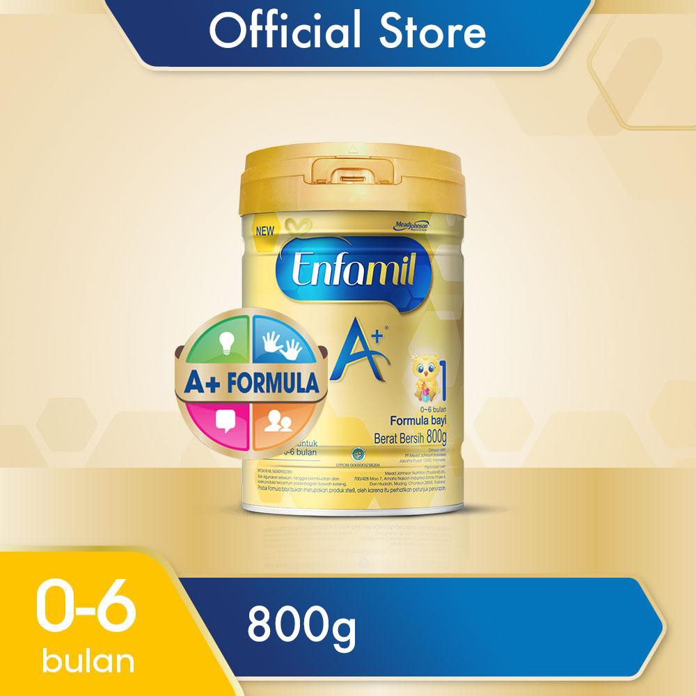 Enfamil A+ 1 Susu Formula Bayi - Plain - 800g