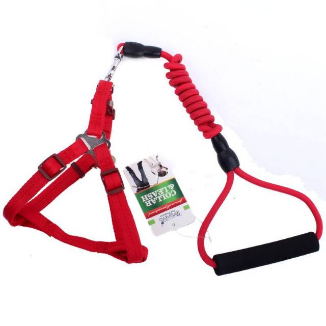 PH.Medan TALI PENUNTUN Polos Nylon Cocok Utk Berat Badan Up to 30kg  / harness kucing anjing