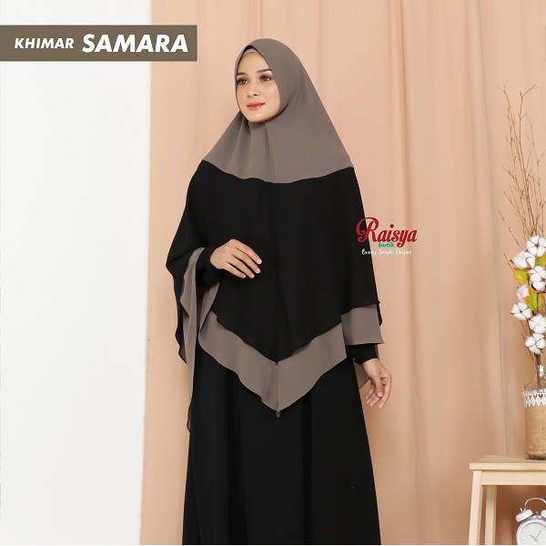 Hijab Syar'i Samara / Khimar Samara / Hijab Syar'i Ceruty / Khimar 2 Layer