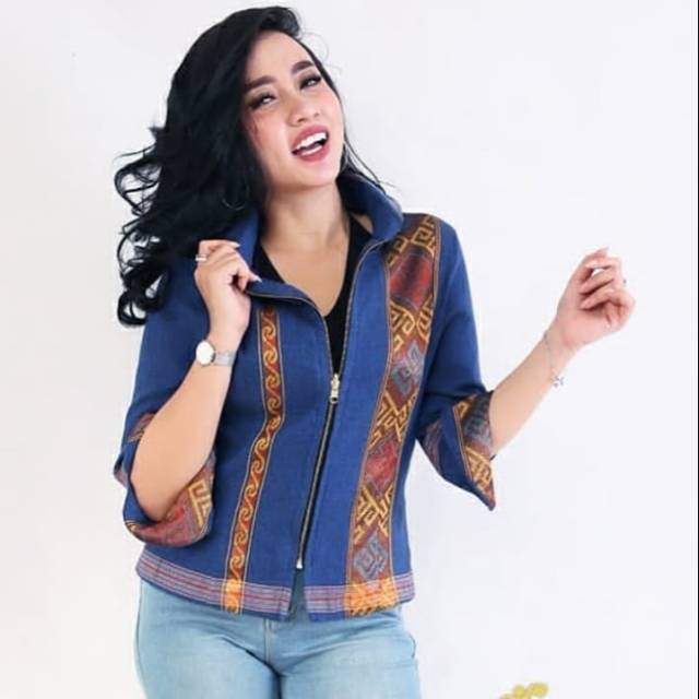 Jaket tenun toraja pamiring premium