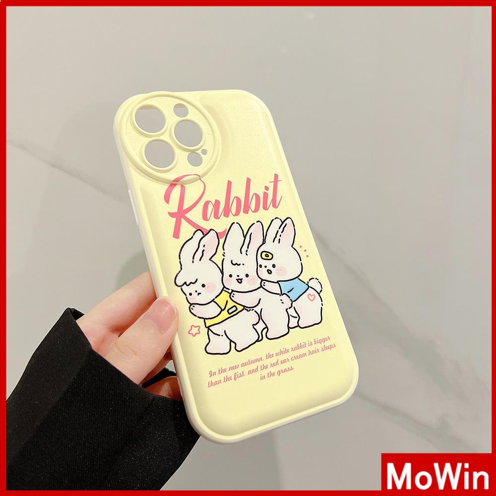 iPhone Case TPU Silicone Soft Case Airbag Shockproof Protection Camera Cute Cartoon Rabbit Compatible For iPhone 11 Pro Max 13 Pro Max 12 Pro Max 7Plus xr XS Max