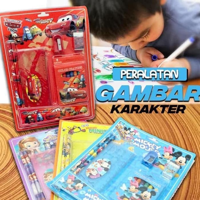 

Alat Tulis Gambar Karakter Anak