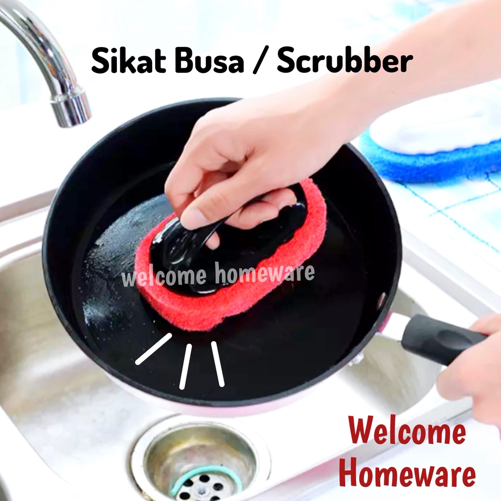 Sikat Busa / Scrubber / Sikat Panci / Sikat Keramik