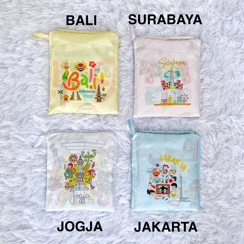 TAS BELANJA PENGGANTI KRESEK / BISA DIPAKAI BERULANG / SUPERMARKET SWALAYAN / DILIPAT JADI KECIL