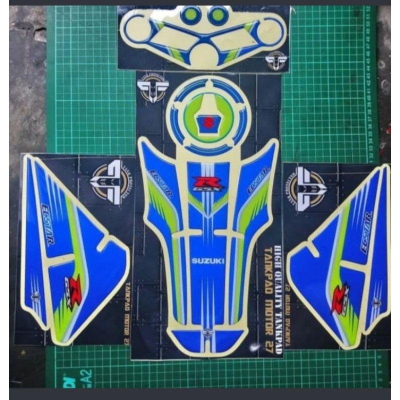 sticker resin timbul tankpad suzuki GSX R 150