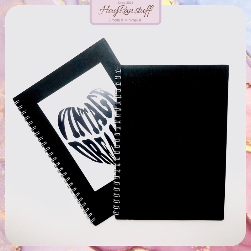 

Notebook Black A5 Sketchbook Black Paper Notebook Spiral