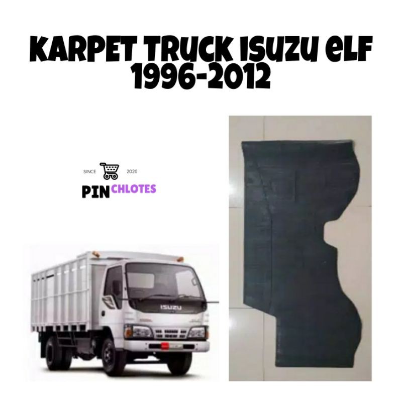 karpet karet truck isuzu elf depan