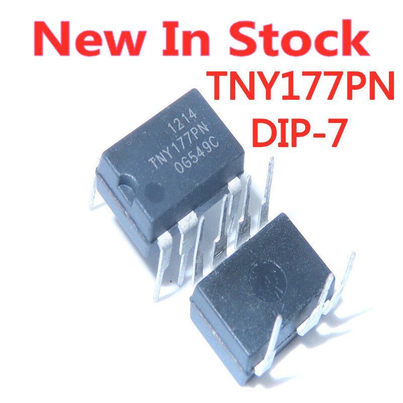 5pcs/lot100% Kualitas TNY177PN TNY177P TNY177 DIP-7 LCD power management chip In Stock Baru Original